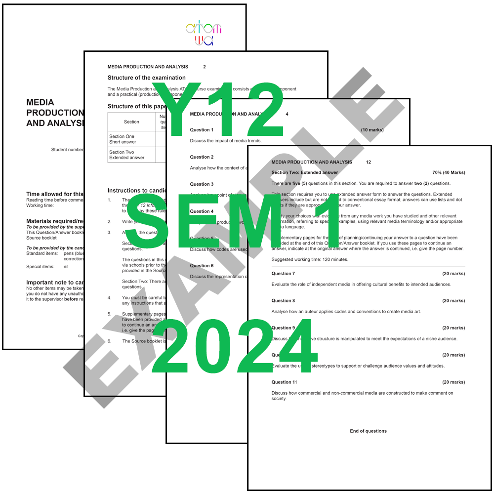 2024 Semester 1 ATAR Year 12 MPA ATOM WA